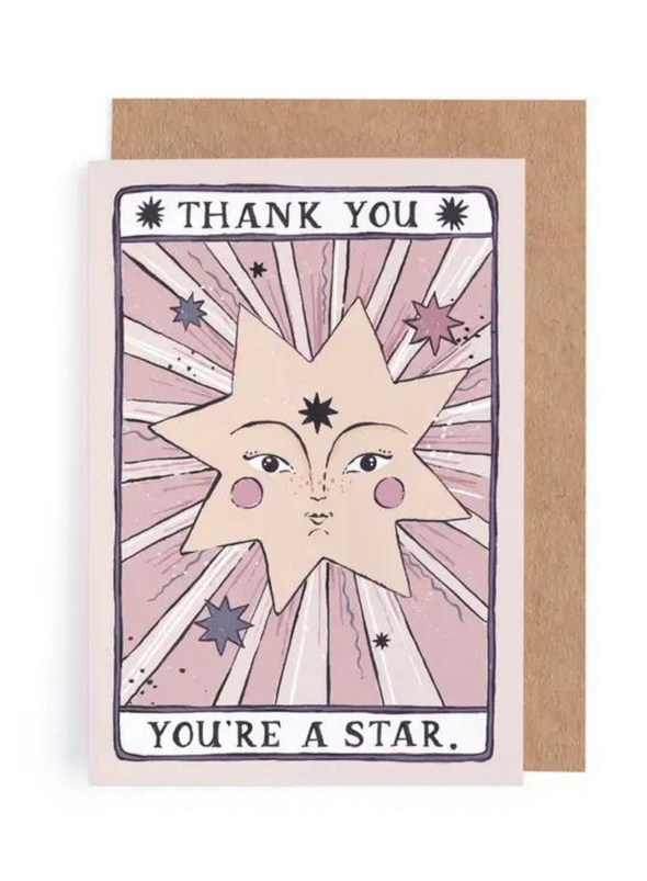 You're a Star Thank You Card from Sister Paper Co.