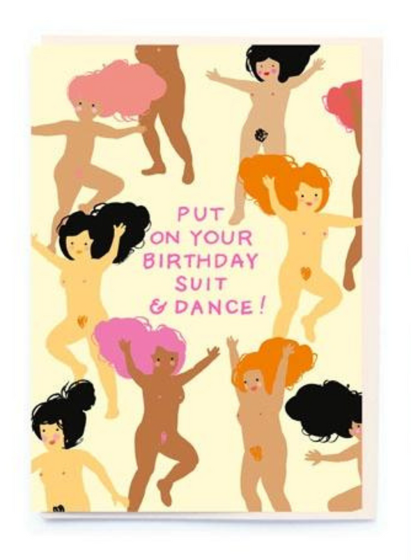 Nudie Girls Birthday Card from Noi