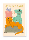 Komodo Dragon Cake Birthday Card from Noi