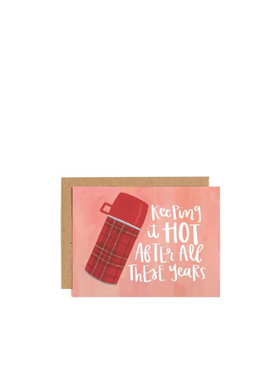 Keeping it Hot Thermos Greeting Card from 1Canoe2