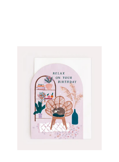 Relax On Your Birthday Card from Sister Paper Co.