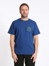Basic T-Shirt Power to The Papas in Stargazer Blue from Far Afield