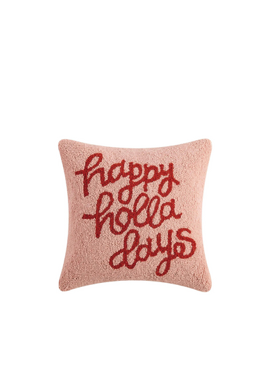Happy Holladays Hook Cushion by Ampersand from Peking Handicraft