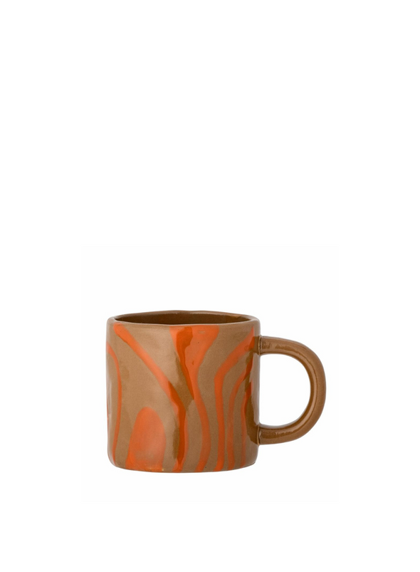 Ninka Orange Stoneware Mug from Bloomingville
