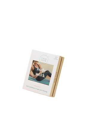 Calm Club - Body Work Hiit Workout Cards from Luckies of London