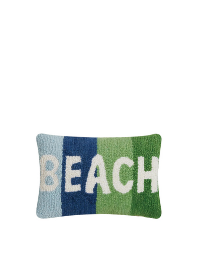 Striped Beach Hook Cushion from Peking Handicraft