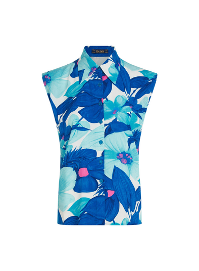 Remi Blouse Seychelles in Surf Blue from King Louie