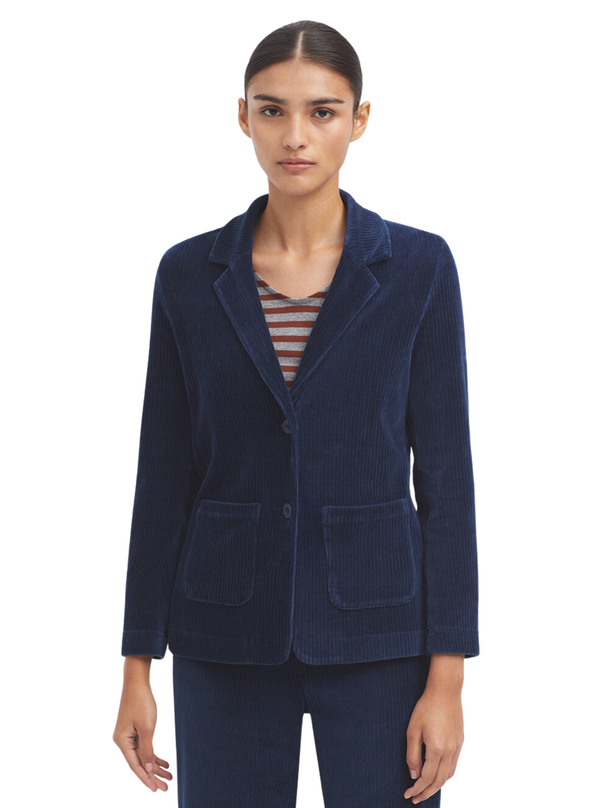 Stretch Corduroy Blazer in Blue from Nice Things