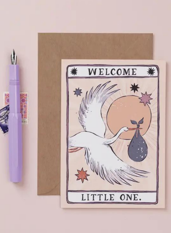 Stork New Baby Card from Sister Paper Co.