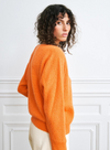 Sylvie Knit Jumper in Orange from FRNCH