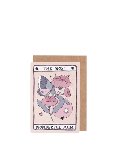 Tarot Flower Mum Card from Sister Paper Co.
