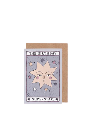Tarot Superstar Birthday Card from Sister Paper Co.