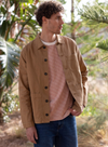 Lorge Cotton Jacket in Sand from Faguo