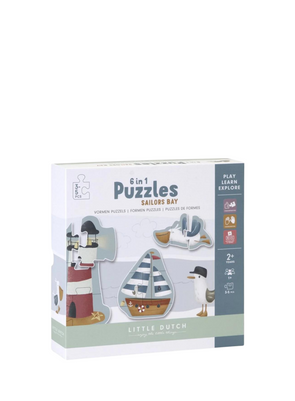 Sailor Bay 6 in 1 Puzzles from Little Dutch