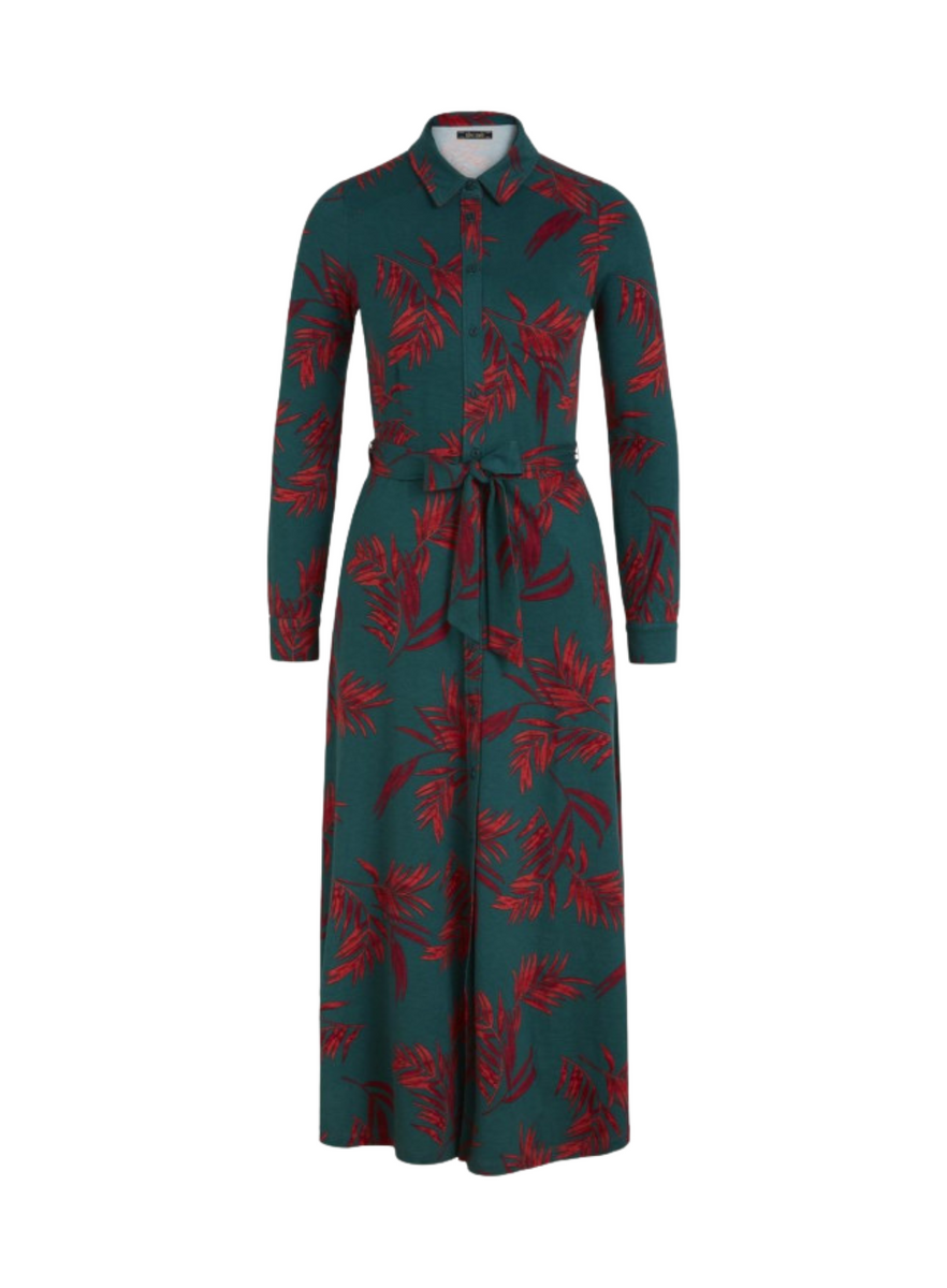 Olive Midi Dress Corridor in Pine Green from King Louie Nomad