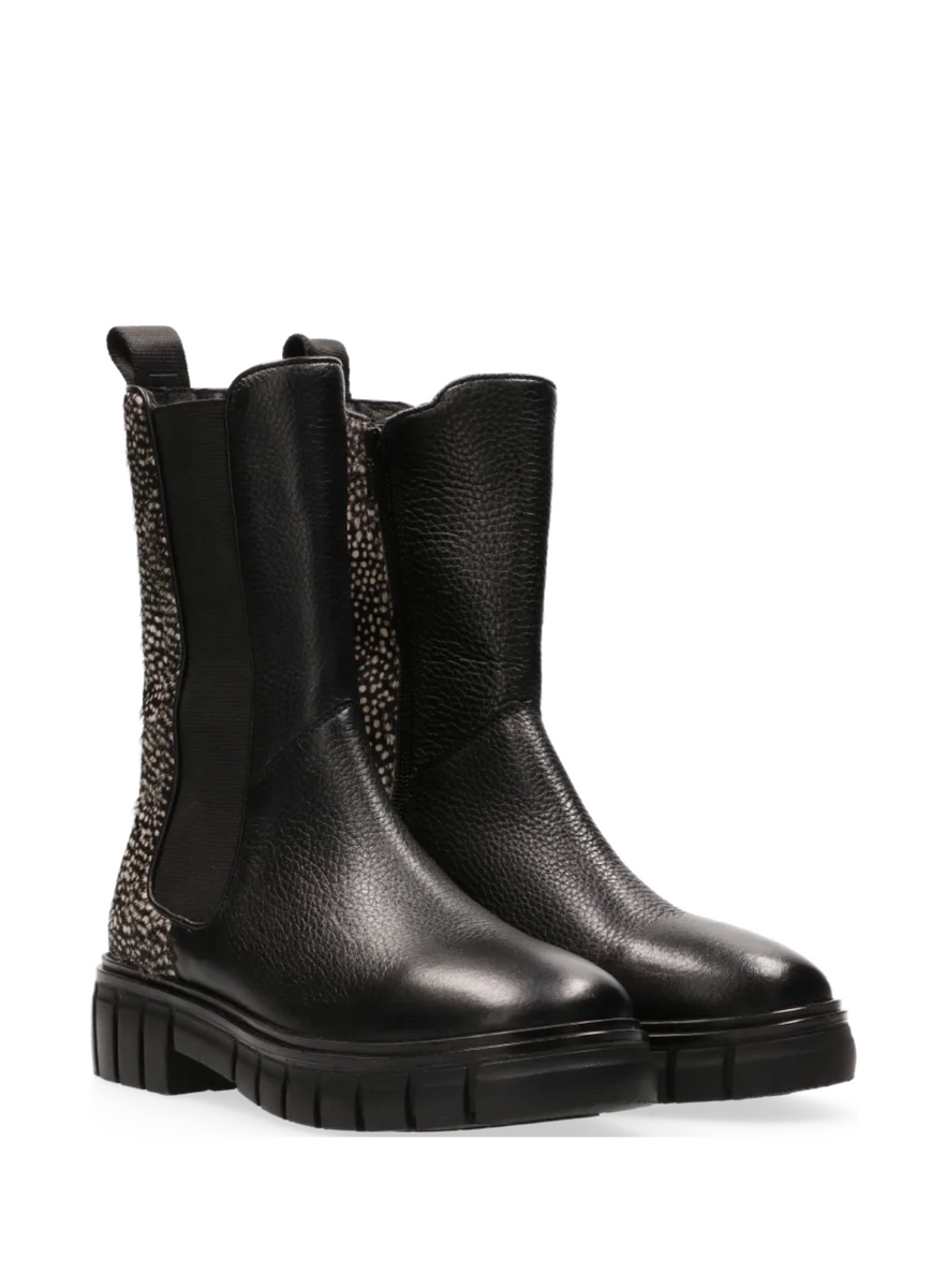 Tobi Leather Boot in Black Pixel Black from Maruti Nomad and the bowerbird Bringing the outside in