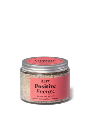Positive Energy Bath Salts - Pink Grapefruit Vetiver & Mint from Aery Living