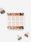 Lively Floral Binder Clips from Rifle Paper Co.