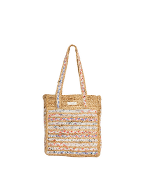 Jute Tote Bag in Multicolour from Indi & Cold