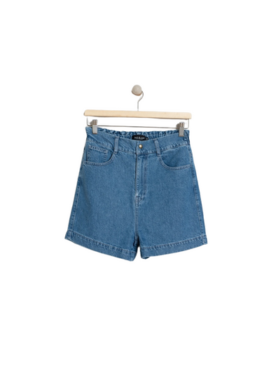 Plain Twill Shorts in Denim from Indi & Cold