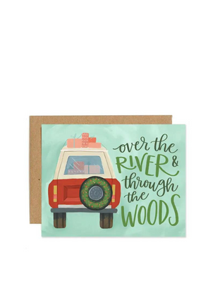 Holiday Jeep Boxed Set of 8 Cards from 1Canoe2