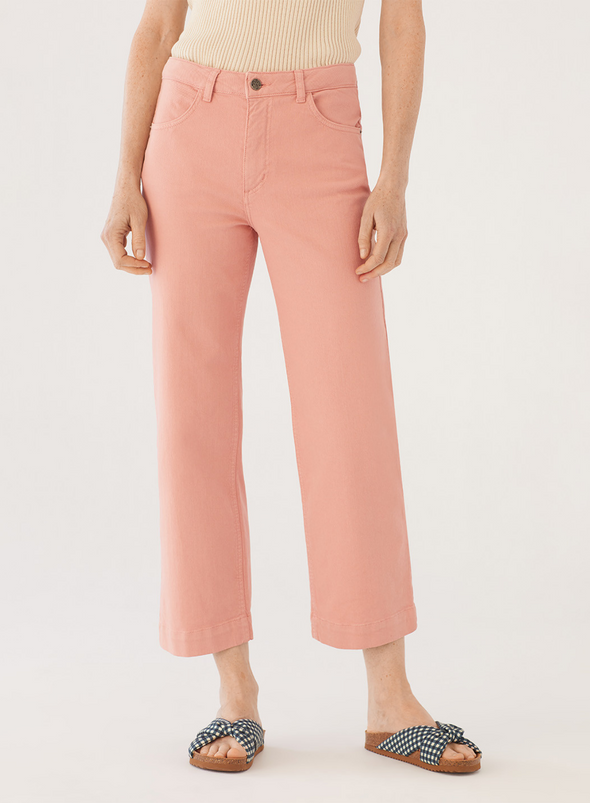 Wide Colourful Jeans in Pink from Nice Things