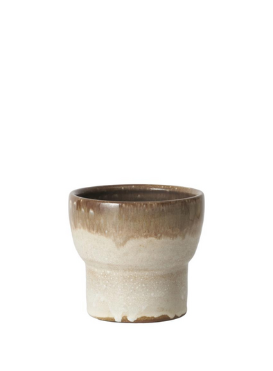 Reiko Flowerpot Taupe 14cm from Lauvring