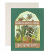 Get Well Soon Greenhouse Plants Card from 1Canoe2
