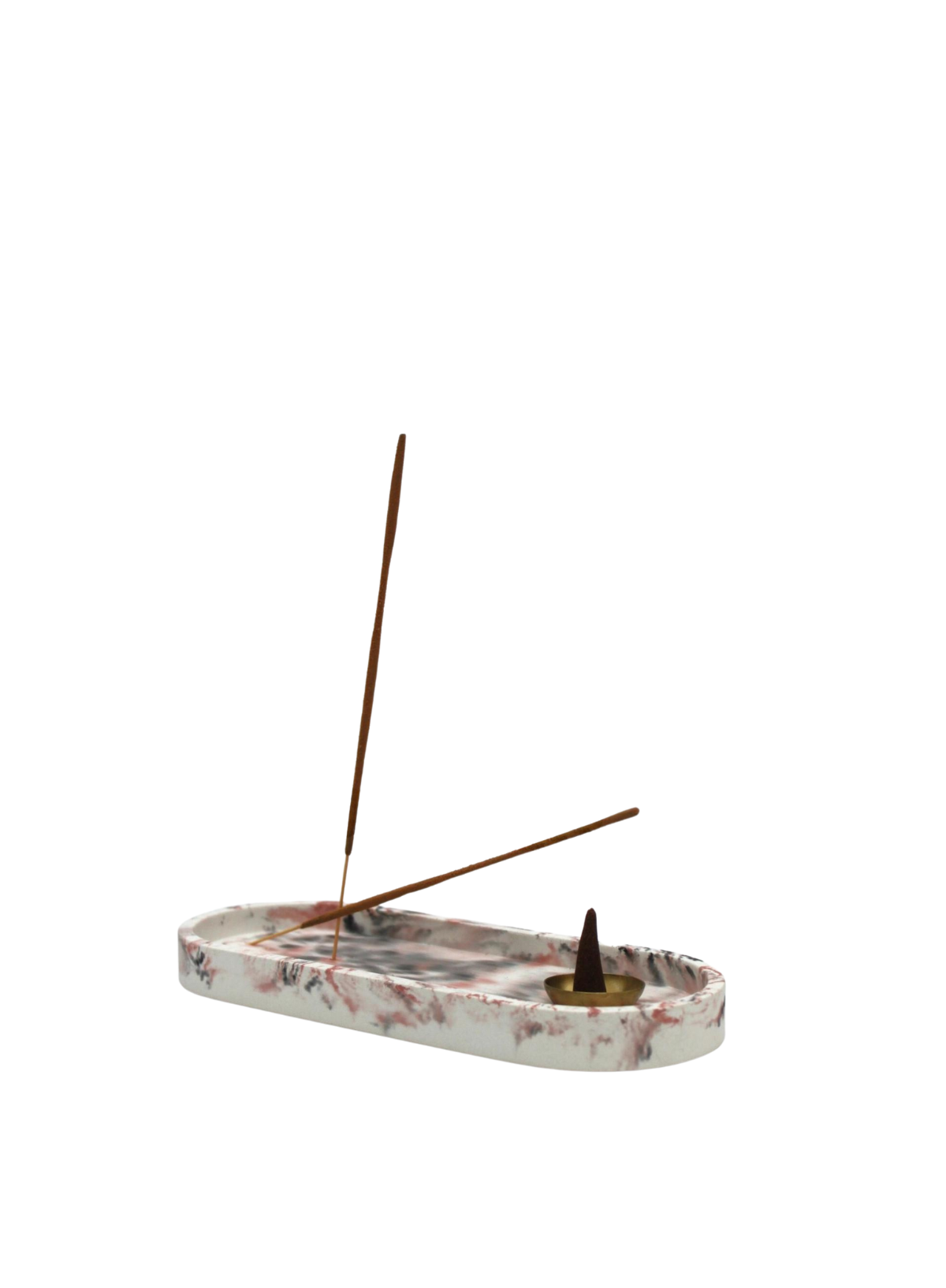 Studio 2 Multi Functional Incense Holder in Red Black from wxy.