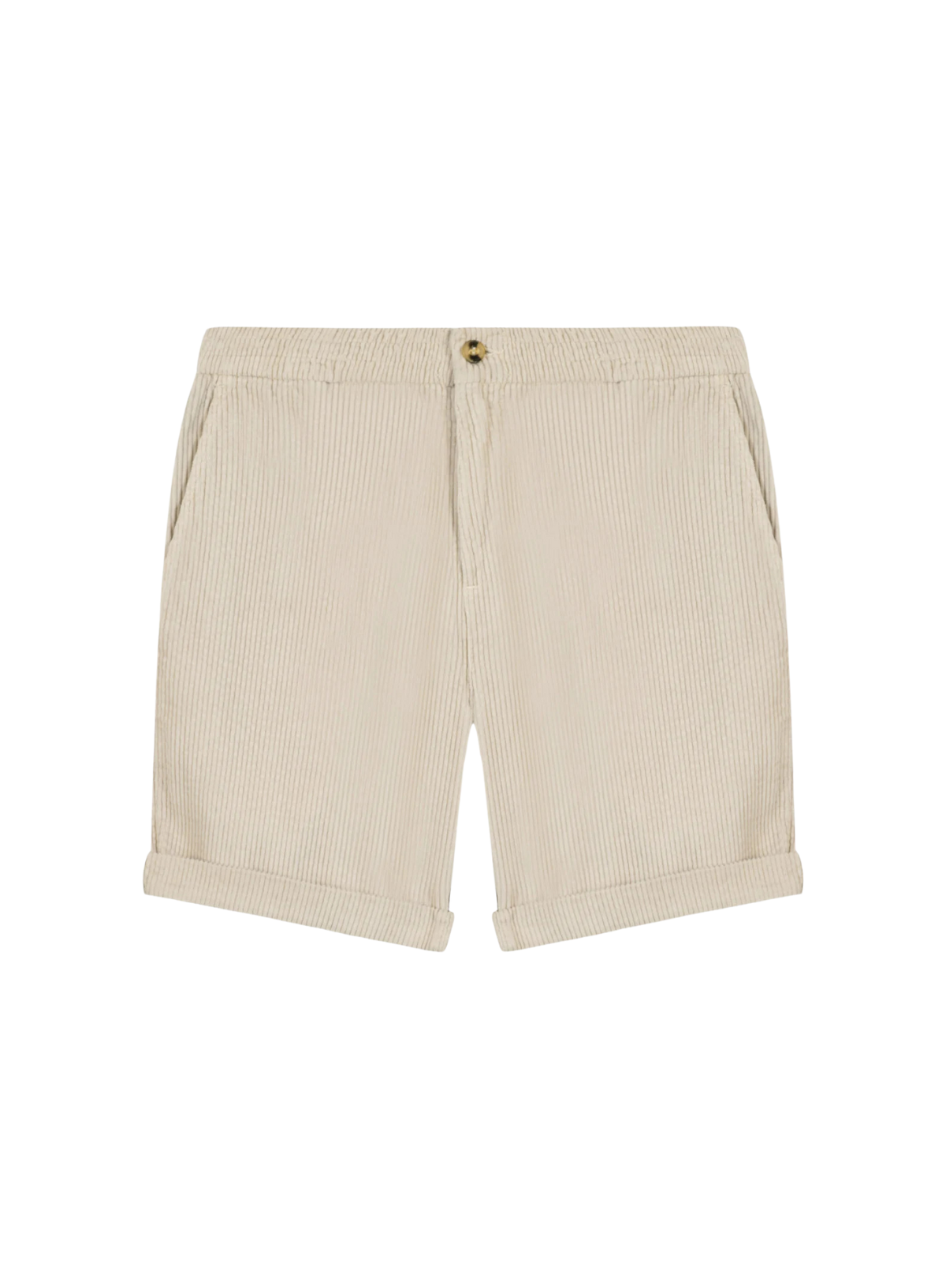 Chevre Cotton Shorts in Ecru from Faguo