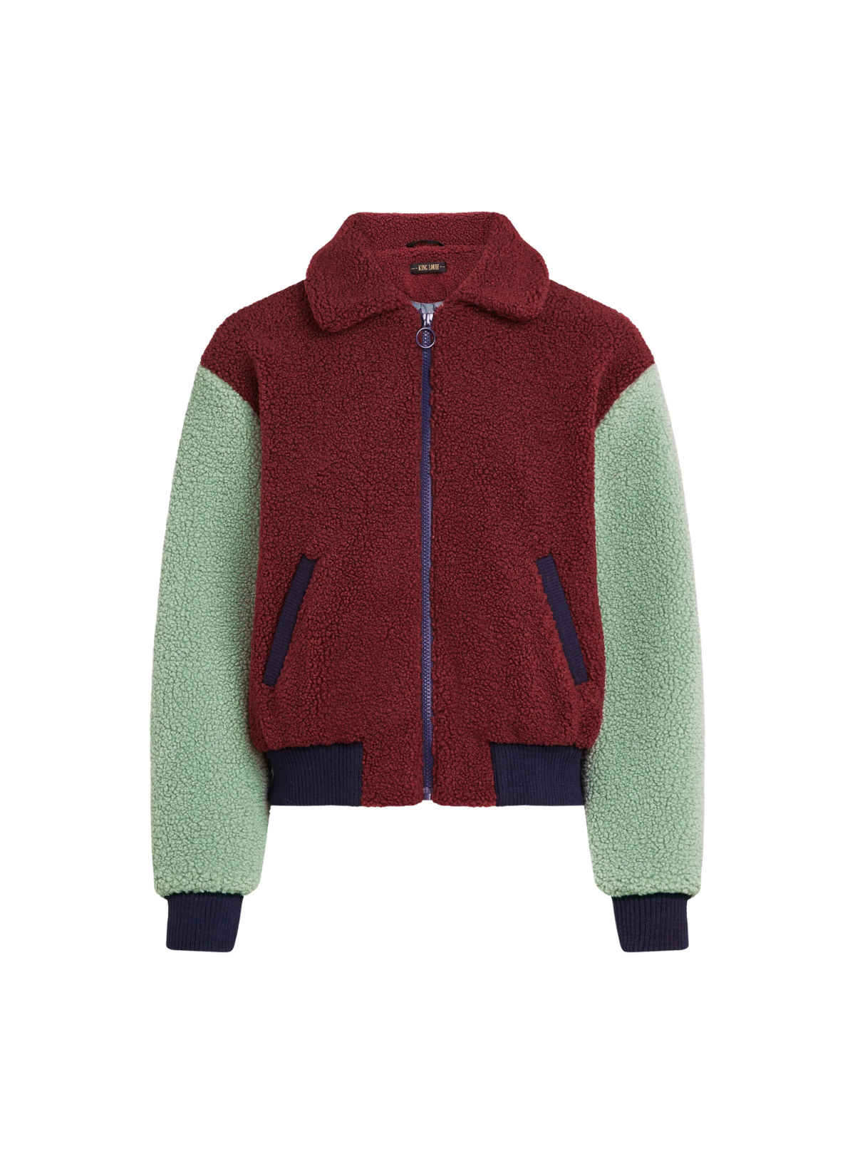 Fay Teddy Jacket in Beet Red from King Louie
