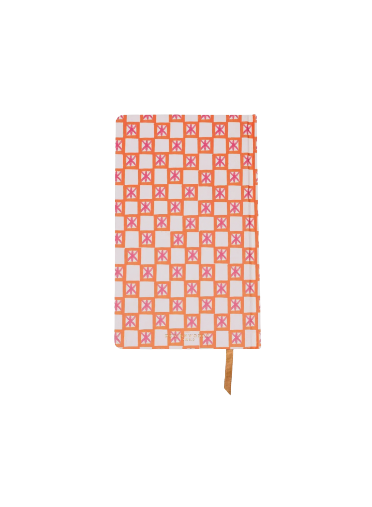 Designworks Tulip Journal Orange Check
