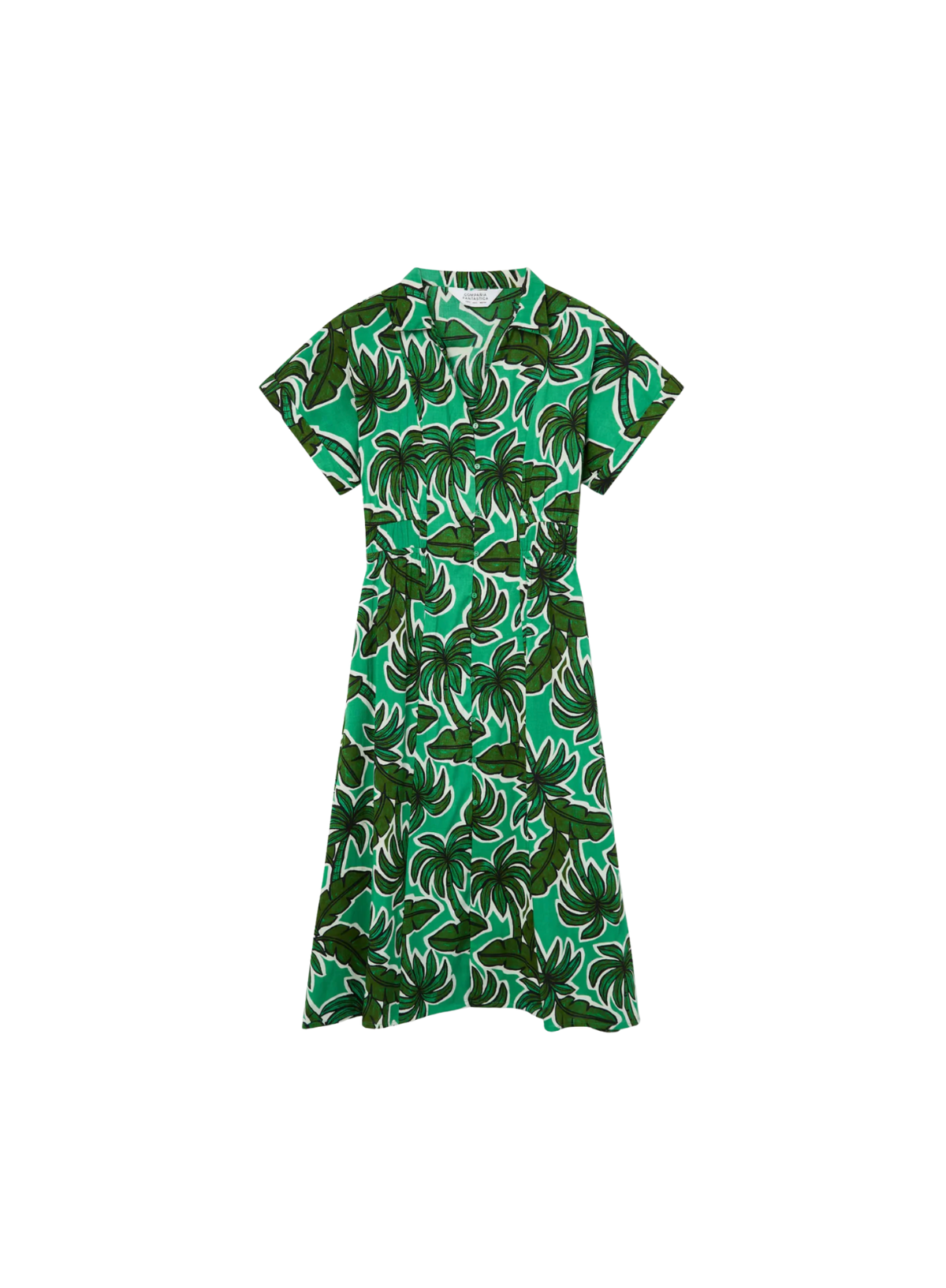 Compañia Fantastica Midi Dress in Palm Tree