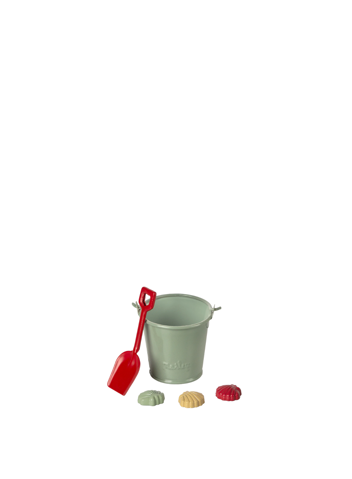 Maileg Beach Set - Shovel Bucket & Shells