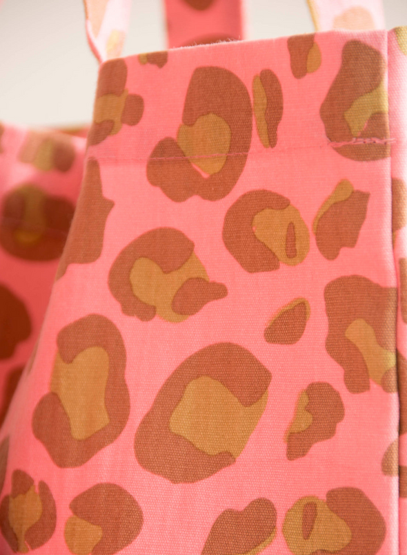 Cotton Bag in Leopard Grapefruit Seaweed & Ginger from Kado Design