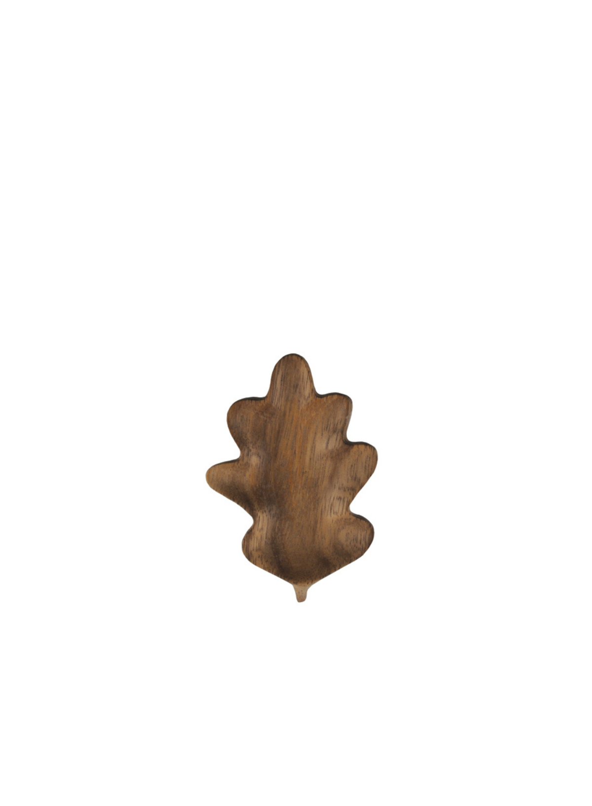 East of India Flat leaf bowl Oak