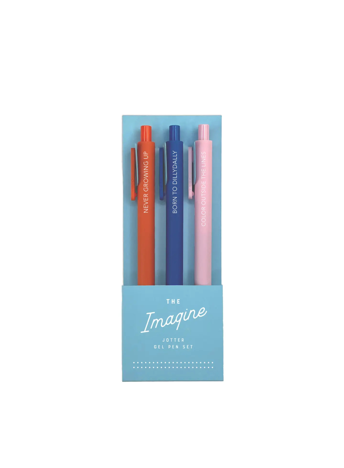 Imagine Jotter Gel Pen: Set of 3 from Ruff House Print Shop