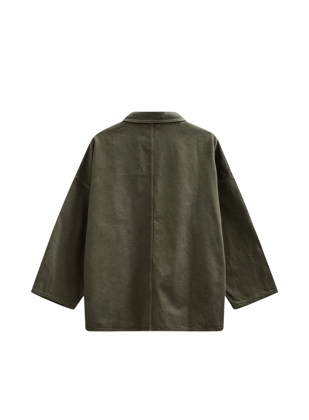 Anerkjendt Owen Twill Overshirt in Forest Night