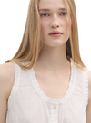 Mini Ruffles Voile Top in White from Nice Things