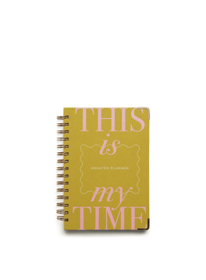 Undated 13 Mo Perpetual Planner My Time from Designworks Ink