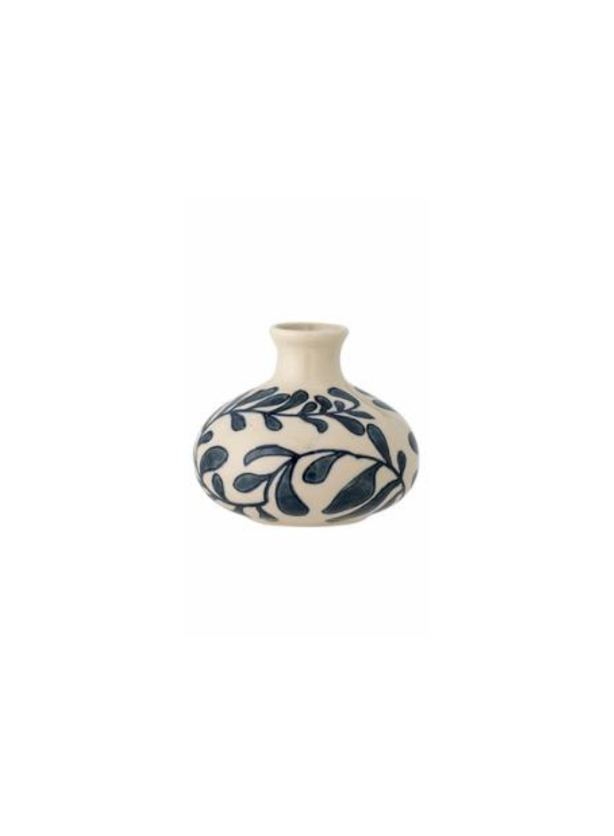 Bloomingville Fauni Stoneware Vase Blue