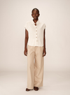 Perez Shirt in Beige from Grace & Mila