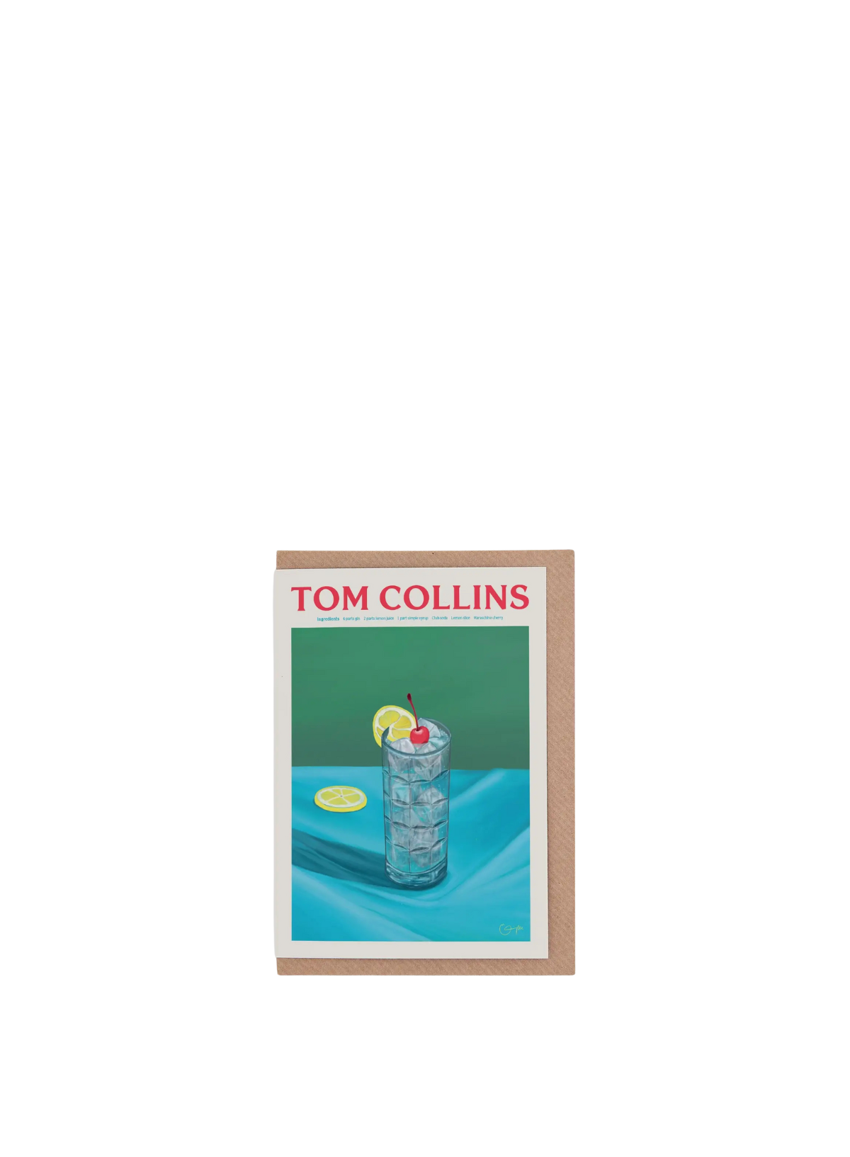 Tom Collins Card from Evermade