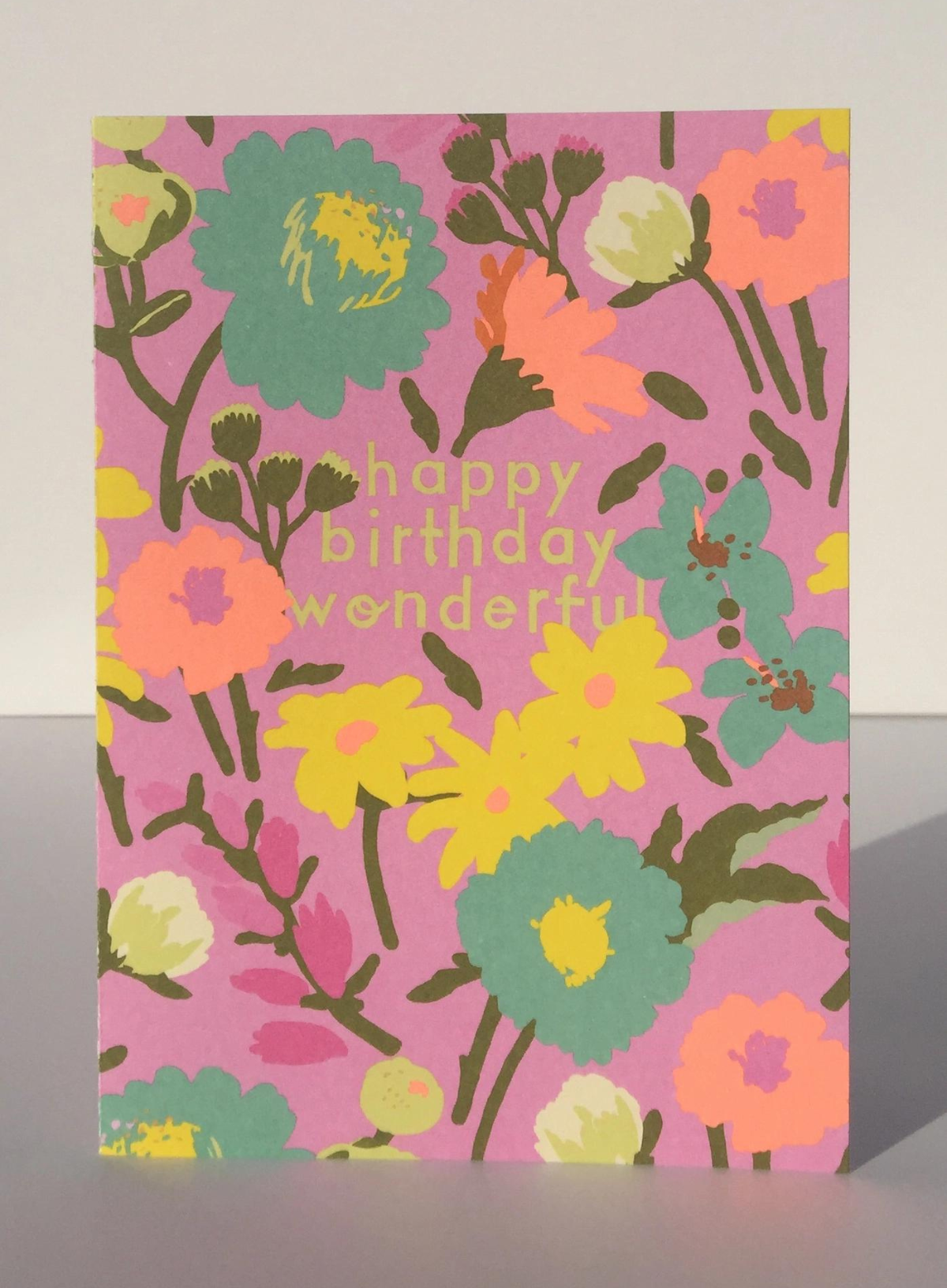 Bright Florals Birthday Card from Noi