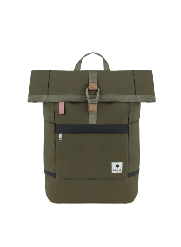 Faguo Medium Cycling Bag in Dark Olive Green