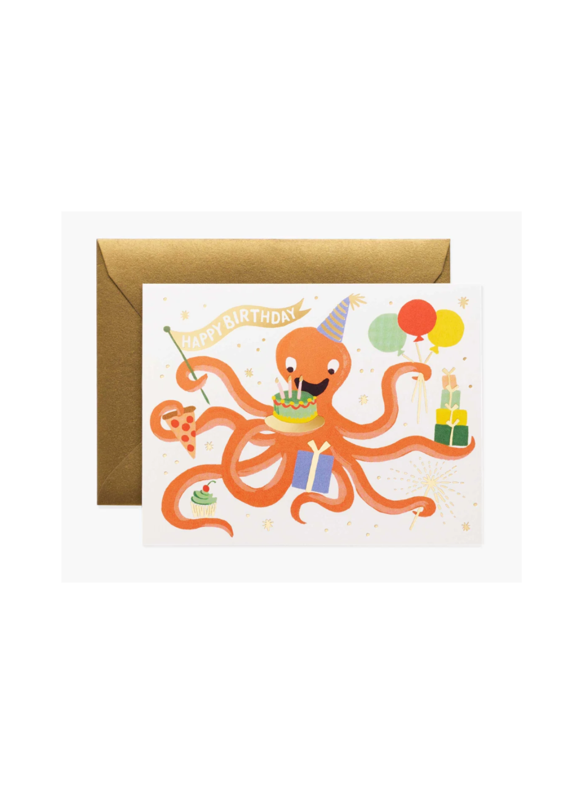 Octopus Birthday Card from Rifle Paper Co.