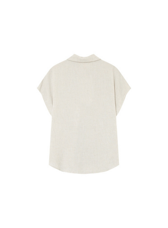 Perez Shirt in Beige from Grace & Mila
