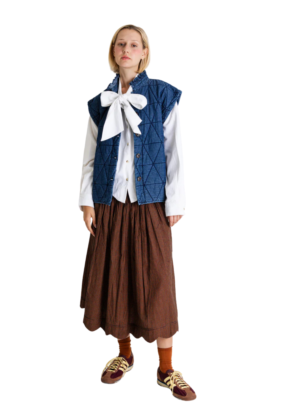 Stina Gilet in Dark Denim from Bonté