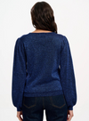 Tiff Jumper in Navy Cherry Good from Sugarhill