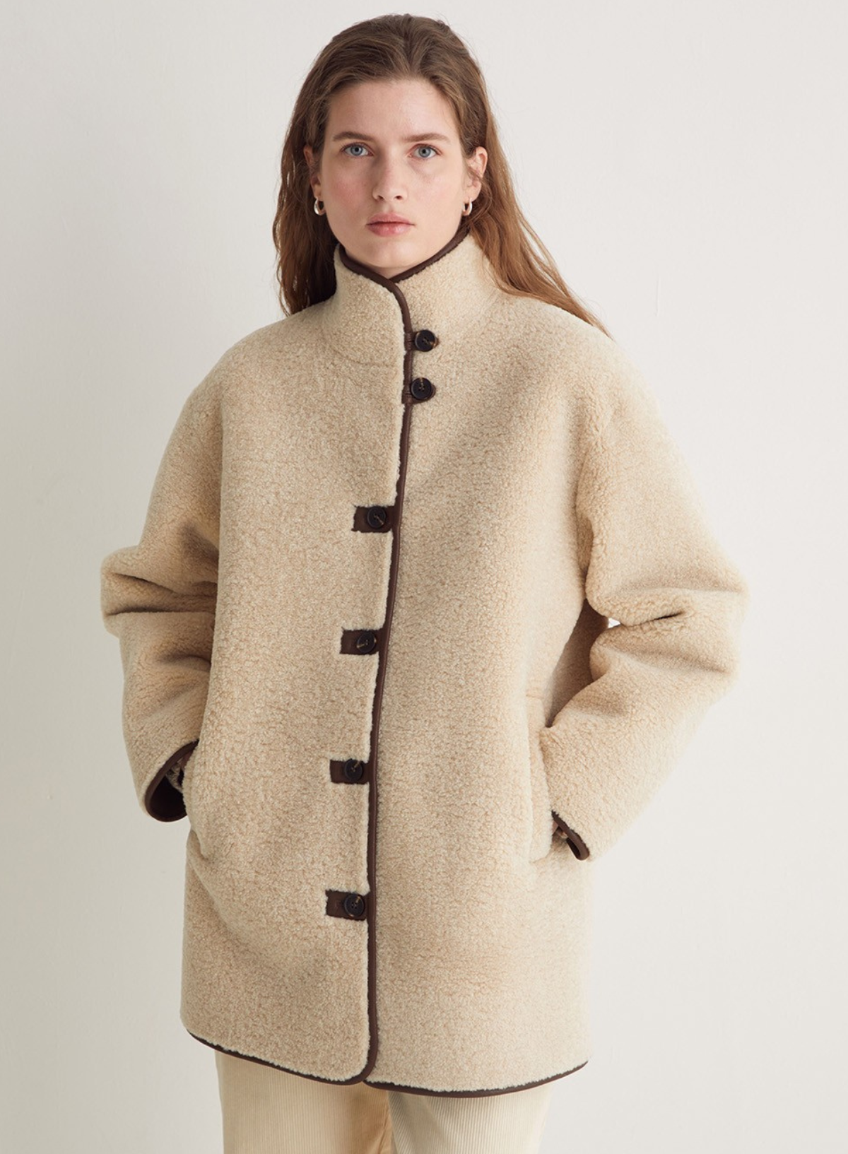 Yerse Marnie Ecru Coat
